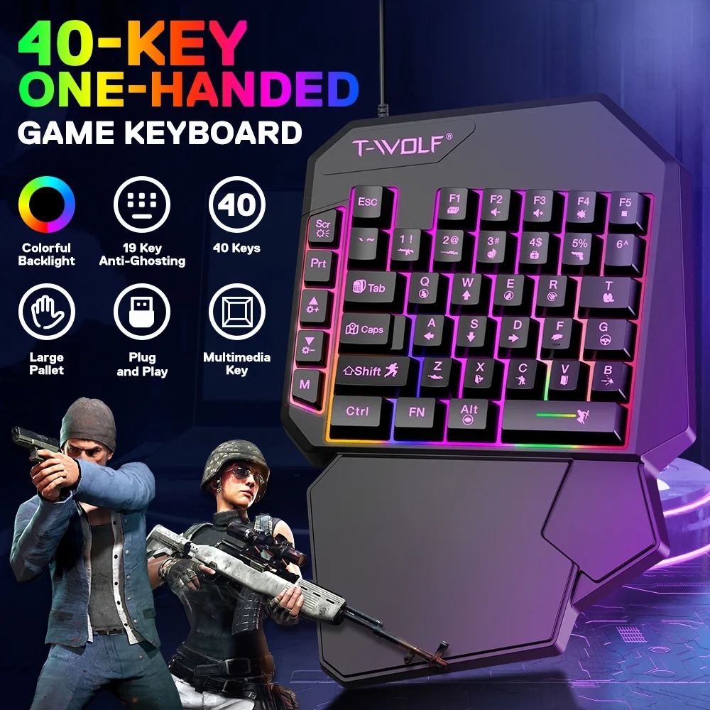 5 in 1 RGB Gaming Keyboard Mou - đánh giá và giá Gaming Keyboard And Mouse For Xbox