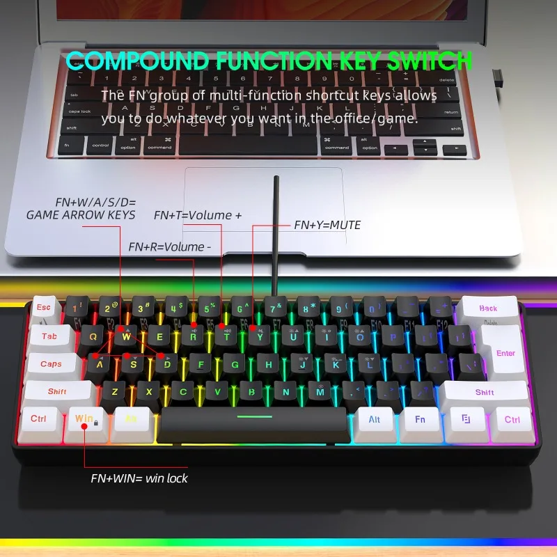 Keyboard and Mouse 60% Compute - đánh giá và giá Gaming Keyboard And Mouse For Xbox
