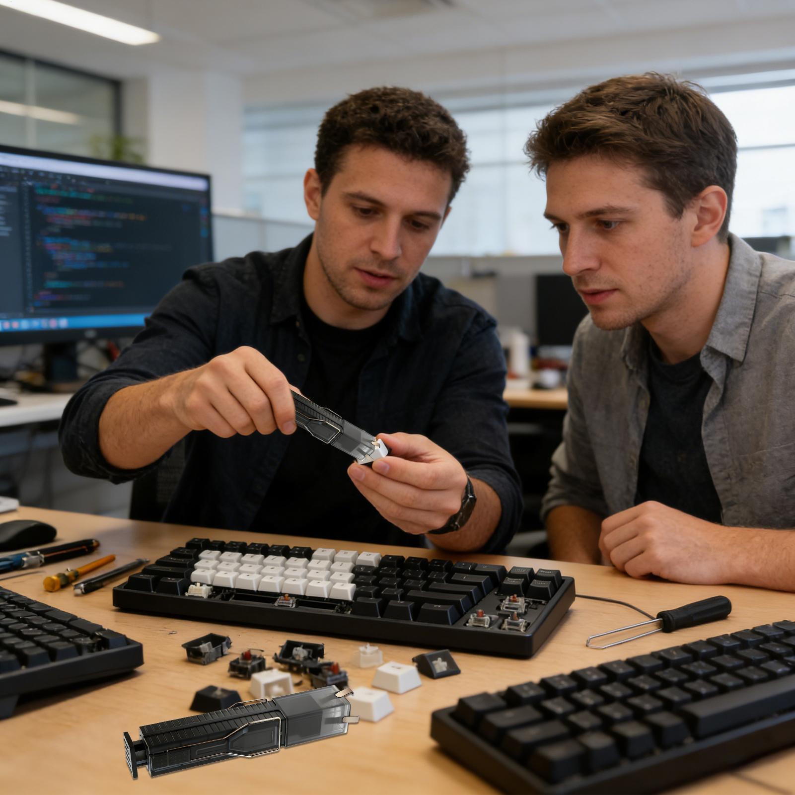 2 In 1 Keyboard Keycaps Switch - đánh giá và giá Keycap Puller Ring
