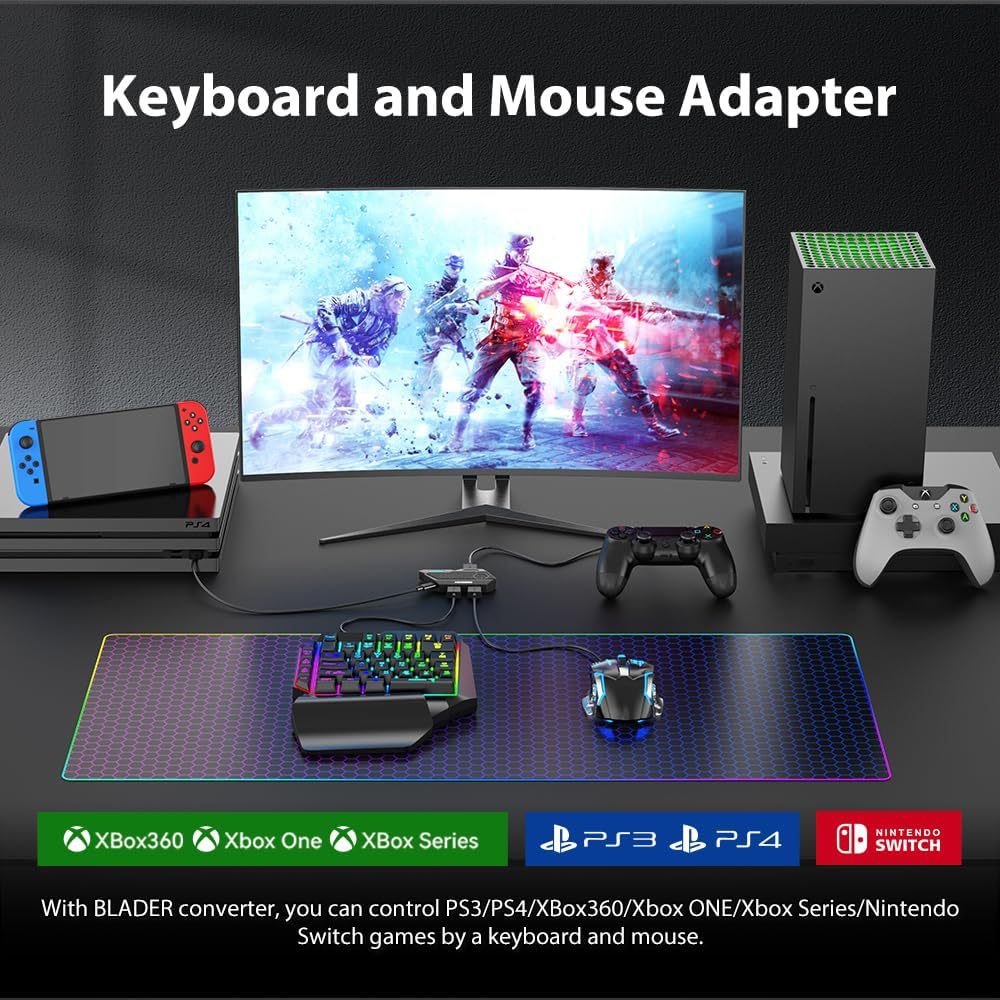 Mobile Games Converter Mobilad - đánh giá và giá Gaming Keyboard And Mouse For Xbox