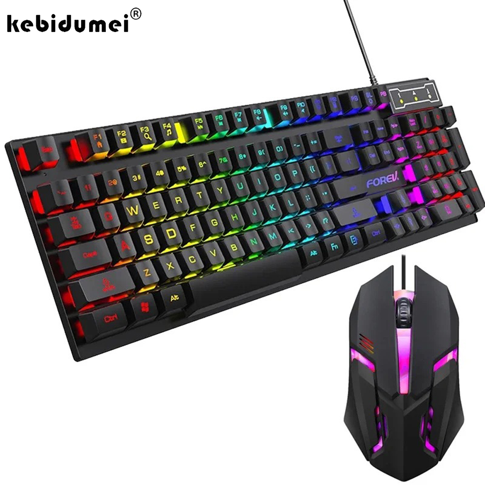 Kebidumei 104 key Backlit Mech - đánh giá và giá Gaming Keyboard And Mouse For Xbox