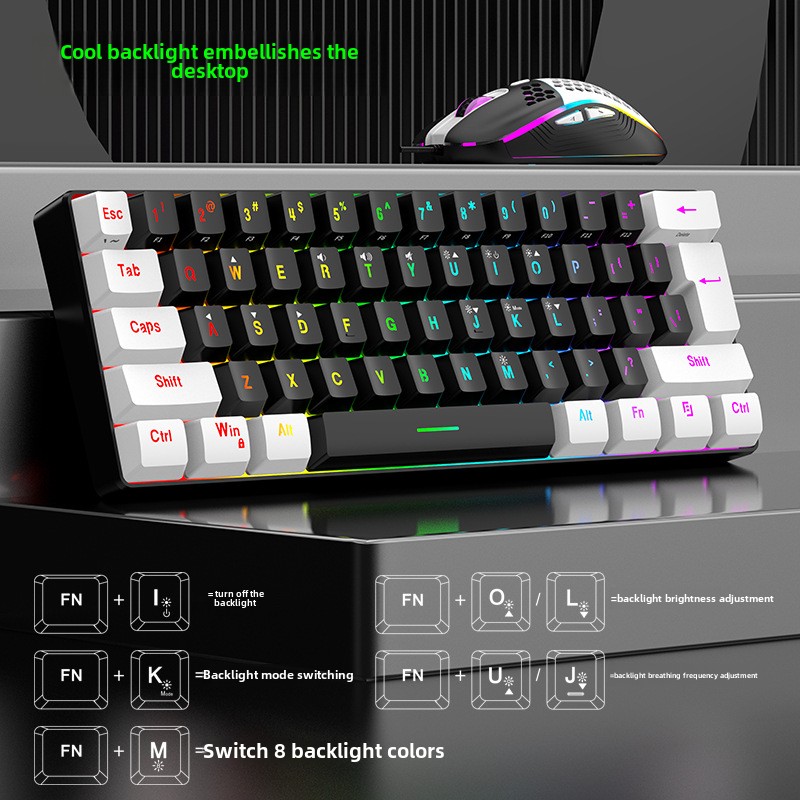 Keyboard and Mouse Sets 60% RG - đánh giá và giá Gaming Keyboard And Mouse For Xbox